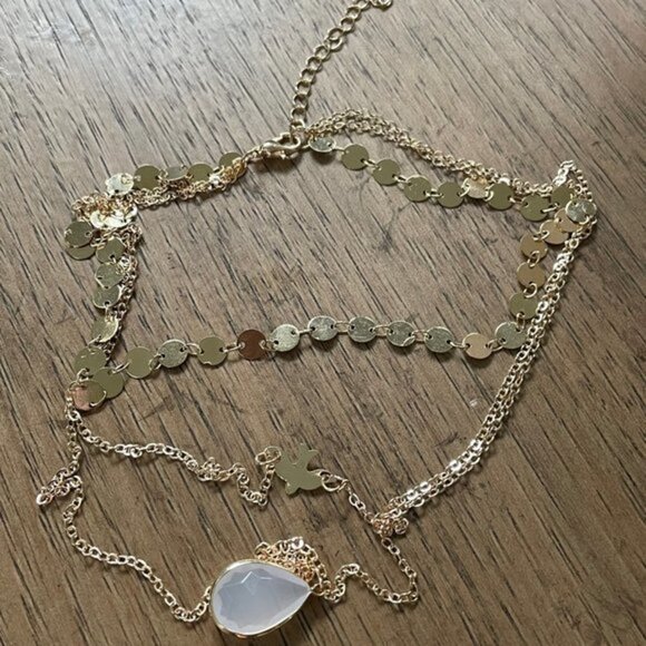3 for 30 $ MULTI LAYER Dove/Sequin Necklace - Picture 9 of 10